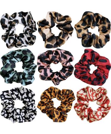 Shop 11-Piece Leopard Print Hair Tie Set for Women & Girls | Elastic Hair Accessories - Buy Online on GoSupps.com