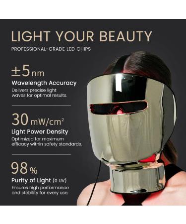 GYH 8-Color LED Light Therapy Face & Neck Mask | Wireless Red & Infrared Treatment | Anti-Aging & Wrinkle Reduction | FSA/HSA Eligible | Lightweight & Handheld - Buy Online on GoSupps.com