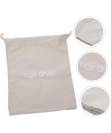 DRESSOOS 4pcs Hair Dryer Storage Bag Hair Dryer Bag Drawstring Bags Hairdyer Bag Mini Pouch Fabric Light Grey - Buy Online on GoSupps.com