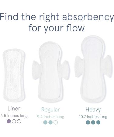 LOLA Organic Cotton Pads 60 Count - Ultra Thin with Wings | HSA FSA Approved | Feminine Care for Women | Regular 60 Count - Buy Online on GoSupps.com