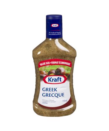 Kraft Greek Dressing 710mL (Pack of 8)