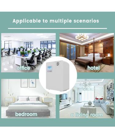 Cold Destination Aroma Diffuser - Bluetooth & WLAN Waterless Essential Oil Diffuser for Large Rooms (300ml) - Professional Aromatherapy in White - Buy Online on GoSupps.com