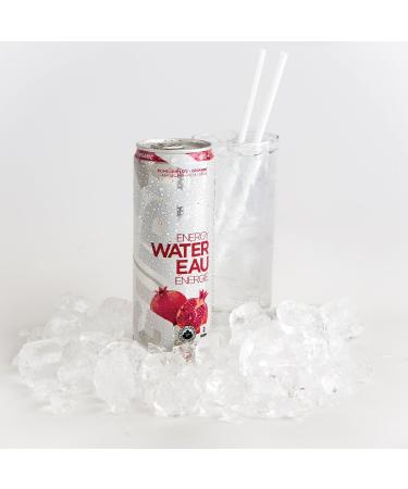 GURU Energy Sparkling Water Mix Pack | 0 Calories | Sugar Free | Certified Organic | 100mg Caffeine | Naturally Sweetened | 355ml (Pack of 24) (24 Pack Pomegranate) - Buy Online on GoSupps.com