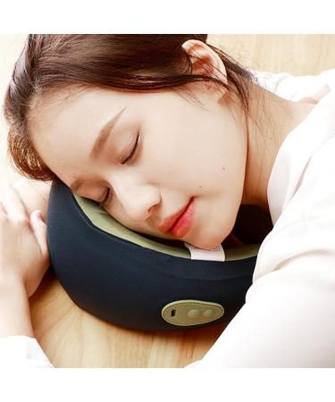 Topyond Wireless Electric Massage Pillow - Neck & Back Heat Therapy Device for Home Office & Car - Blue & Green - Buy Online on GoSupps.com