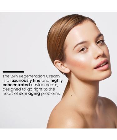 Caviar Face Moisturizer Regenerate Cream | Anti-Aging Hyaluronic Acid & Resveratrol Facial Treatment | 1.6 Oz Hydrating Cream for All Skin Types - Buy Online on GoSupps.com
