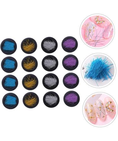 Healeved 64 Boxes Nail Metal Wire Nail Art Wire Nail Threads Nail Striping Tape Nail Art Ornaments Nail Art Threads Nail Decorations for Nail Art Manicure Wire Alloy Gold Thread Moldings - Buy Online on GoSupps.com
