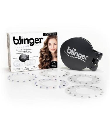Blinger Starter Kit: Women's Hair Styling Tool with 75 Glass Crystals | Bedazzling Gems for Instant Bling! | Hair-Safe & Easy to Use | By Blinger Kids - Buy Online on GoSupps.com