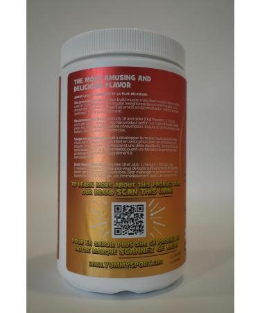Yummy Sports EAA Supplement Powder Pre Workout Powder - Keto-Friendly Gluten-Free Sports Nutrition Pre-Workout Powder for Men & Woman - 360g 40 Servings - Funky Peach - Buy Online on GoSupps.com