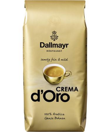Dallmayr Alois KG Dallmayr Crema dOro VELVET MILD & FINE koffie hele bonen 4pack 4x1000g Arabica