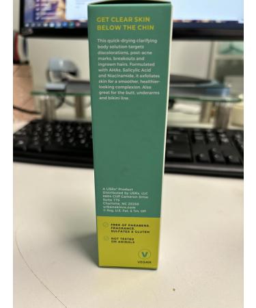 Urban Skin Rx Fade Fix Body Spray | 10% AHA Exfoliating Solution for Dark Spots Bumps & Scars | Treat Discoloration with Salicylic & Glycolic Acid | 3.3 Fl Oz - Buy Online on GoSupps.com