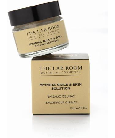 The Lab Room Myrrha Nails and Skin Solution 15ml jar Nail and Cuticle Oil Strengthener Protects Hydrates and Nurtures the Hands - Buy Online on GoSupps.com