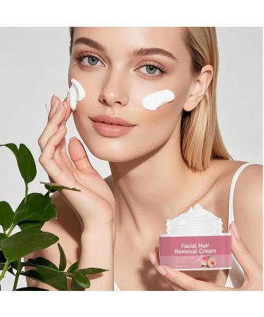 Facial hair removal cream - 50g painless facial shaving cream for women girls mothers wives beauty lovers travelers athletes for beards and eyebrows - Buy Online on GoSupps.com