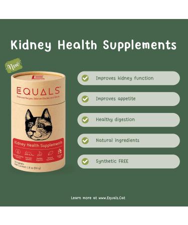 EQUALS Healthy Kidney Supplements for Cats 50g - Buy Online on GoSupps.com