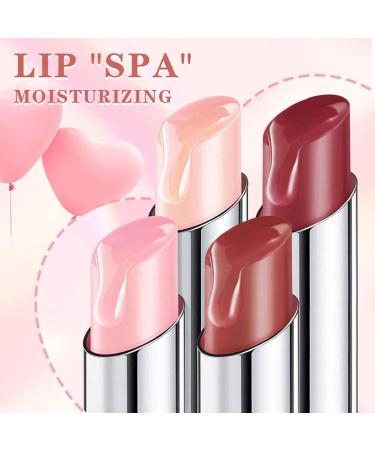 Color Changing Lip Balm Shimmer Lip Glow Balm Hydrating Temperature Color Change Lip Gloss Lip Balm Long-Lasting Lip Balm Tinted for Lip Care (Pink) - Buy Online on GoSupps.com