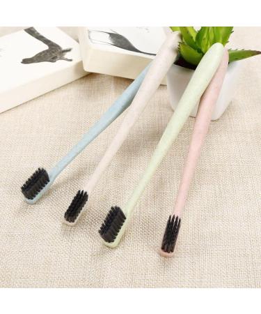 Suicra Portable Trip Handle Toothbrush - Soft Charcoal Tongue Cleaner for Adults | Blue - International Shipping Available - Buy Online on GoSupps.com
