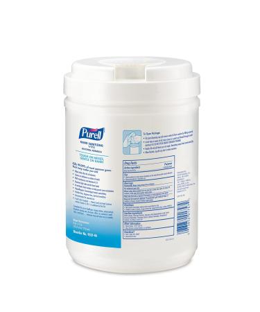 PURELL Alcohol Formula Fragrance Free Hand Sanitizing Wipes 175 Count Canisters (Pack of 6) - Buy Online on GoSupps.com