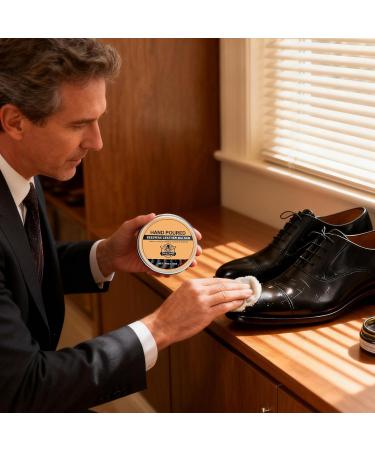  G n rique Boot leather conditioner 100g bee balm leather detail care balm 8.3 x 8.3 x 3 cm protective balm for belts for furniture trunks sofas jackets bags - Buy Online on GoSupps.com