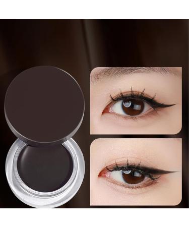 Gel Eyeliner Long Lasting Natural Eye Liner | Eye Makeup With Brushes Included Cosmetic Accessories For Dating Prom Traveling Performance Pochy Natural Black - Buy Online on GoSupps.com
