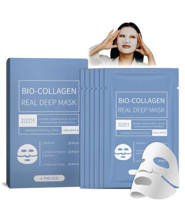 Korean organic collages Real Deep Mask Anti-wrinkles Lifting Face mask Collages Mask Overnight Collagen Reverse Movie soluble collagen Sheet Mask with hydrolyzed collagen (4)