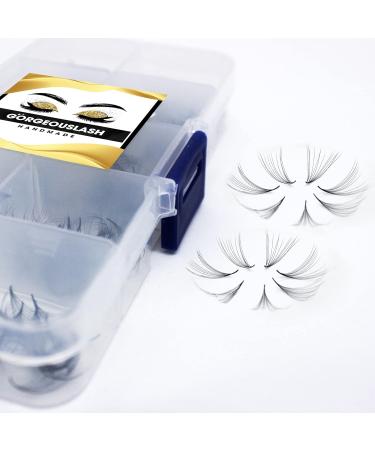 Shop 12D Lashes - 1000 Premade Loose Lash Fans | Handmade Eyelash Extensions (D Curl 14mm - Buy Online on GoSupps.com