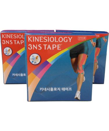 Buy 3NS TEX Kinesiology Muscle Care Tape - 1 Roll Black | Sports Taping for Pain Relief & Recovery | International Shipping Available - Buy Online on GoSupps.com