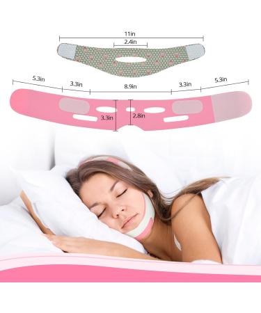 ROUDJER Double Chin Reducer Reusable Chin Strap Face Slimming Strap Face Slimmer Shaper Breathable V Line Lifting Mask for Women and Men (1 Pcs) 1Pcs - Buy Online on GoSupps.com