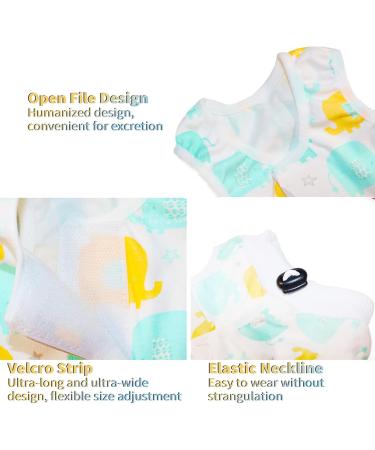 CLLRYBO Katzenbody for Cats - After Surgery Recovery Suit | Pet Medical Surgical Shirt (Elephant M) - International Shipping Available - Buy Online on GoSupps.com