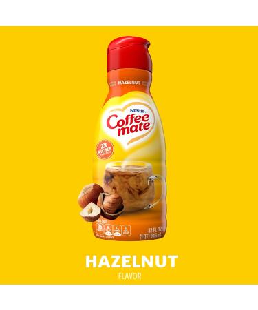 Coffee-Mate Hazelnut Liquid Coffee Creamer - 946g Quart Size - Buy Online on GoSupps.com