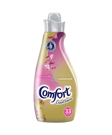 Comfort Honey Suckle and Sandalwood Fabric Conditioner 33 Washes Sandalwood 33 Count (Pack of 1)
