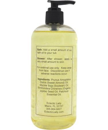 Eclectic Lady Patchouli Bath Oil - 16 oz - Buy Online on GoSupps.com