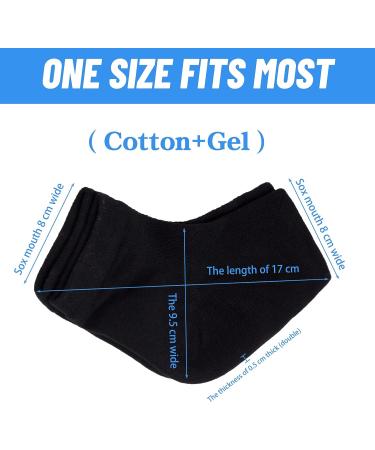 DCC-GETS Moisturizing Gel Socks for Women- 2 Pairs, Cracked Heel Treatment- Beige - Buy Online on GoSupps.com