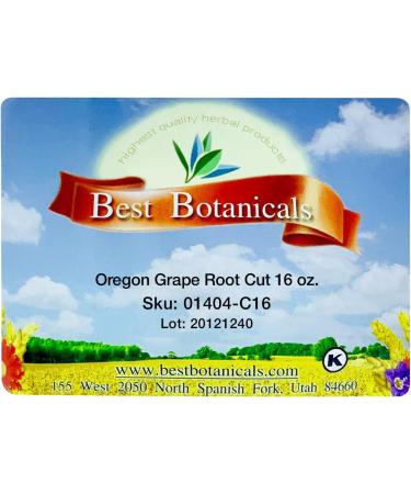Best Botanicals Oregon Grape Root Cut 16 oz. 16 Ounce (Pack of 1) - Buy Online on GoSupps.com