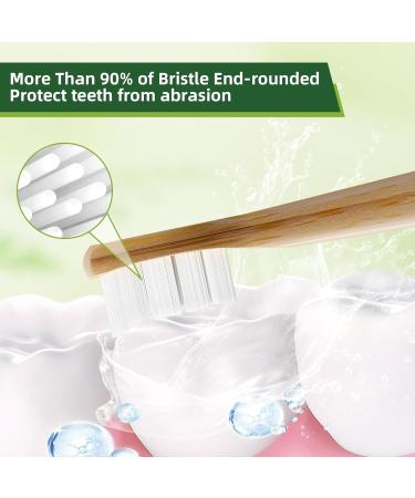 10 Pack Compatible Lumineux Electric Toothbrush Replacement Heads - Eco-Friendly Bamboo Medium | Sustainable Oral Care - Buy Online on GoSupps.com