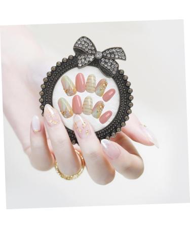 CLISPEED Palette de M lange Vintage Noeud avec Bord Noir Blanc Palette de Peinture pour Nail Art Plaque Pigments pour Manucure Accessoires pour Amateurs de Nail Art Pr sentation - Buy Online on GoSupps.com