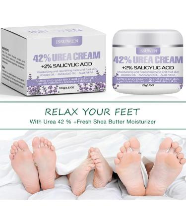 Cracked Feet Cream - Moisturizing Hand Cream 42% With 3.5 oz Cream for Men That Remove Dead Skin from Foot Calluses - Buy Online on GoSupps.com