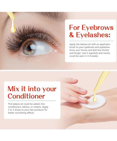  CCKULOOB Pure organic Batana oil for hair growth scalp care and moisturizing - Prevents hair loss (120 ml) - Buy Online on GoSupps.com