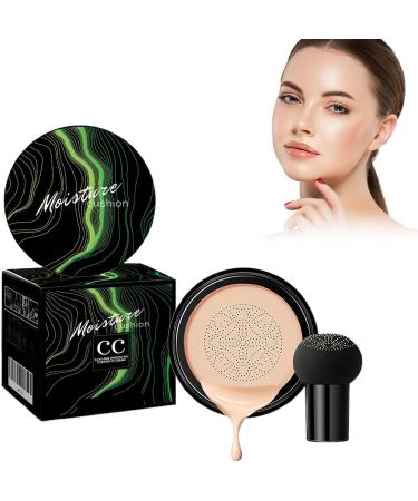  Beslibate Air Cushion Foundation for Impectable Makeup Skin Tone Uniform Concealer Nude Makeup Moisturising Brightening CC Liquid Foundation-Ivory - Buy Online on GoSupps.com