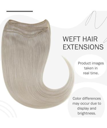 Hetto Blond Remy Hair Extensions #60 - Smooth White Blonde 40cm 80g - Premium Quality & Recovery Tress for Ultimate Shine - Buy Online on GoSupps.com