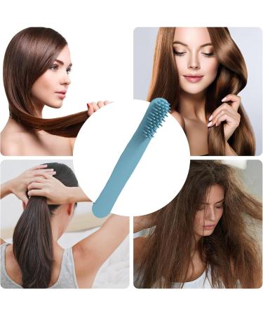 Ruwshuuk Scalp Massage Brush with Long Handle - Soft Silicone Scalp Massager for All Hair Types | Ideal for Men Women & Teens | Blue - Buy Online on GoSupps.com