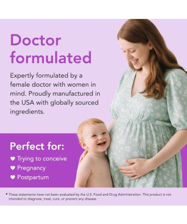 Premom Prenatal Choline Bitartrate Supplement: 550mg for Cognitive Development Meet Daily Needs Nutritional Support for Pregnancy & Metabolism Baby Brain Development 60 Capsules 30 Days Supply - Buy Online on GoSupps.com