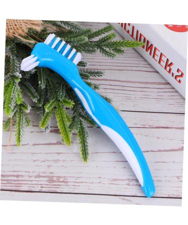 Lurrose 18 STK Double Prosthesis Nursing Bathing & Cleaning Brushes | Adhesives & Solid Box for Denture Care - Buy Online on GoSupps.com