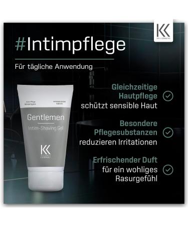  DR. K. COSMETICS Dr. K. Cosmetics GENTLEMEN Shaving Gel for Intimate Areas for Men Developed by a Urologist 150 ml Anti-Shave for Intimate Area | Intimate Shaving | Intimate Shaving | Shave - Buy Online on GoSupps.com