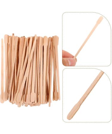 100 Wooden Wax Sticks - Healvian Body & Face Hair Removal Applicators for Eyebrows Legs Lips & Nose - Buy Online on GoSupps.com