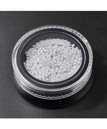 Conijiwadi Shinny Ultra-Thin White Snowflake Pattern Nail Art Tip Sticker Women Decal Manicure DIY Tool - Buy Online on GoSupps.com