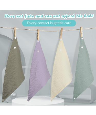 WD&CD 4-Piece Triangle Baby Dribble Bibs | Adjustable & Absorbent for Boys and Girls - Buy Online on GoSupps.com