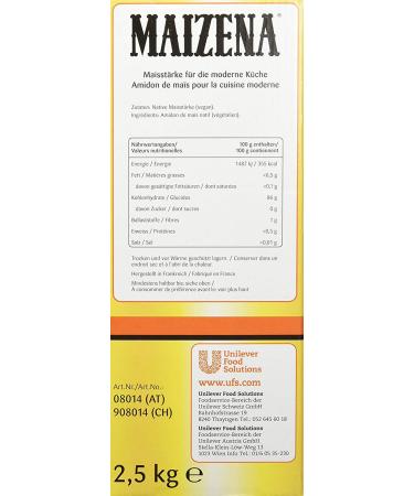 Maizena Binding Agent - Premium Natural Corn Starch 2.5 kg Pack for Baking & Cooking | International Shipping Available - Buy Online on GoSupps.com