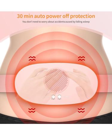 Wireless Heating Pillow for Menstruation | 7 Vibration Modes Heat Belt for Women & Girls - USB Pink - Buy Online on GoSupps.com