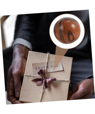 Fomiyes 2ST Wooden Acupressure Massage Balls for Golfers - Handmade Fitness & Meditation | 5.00x5.00cm Coffee - Buy Online on GoSupps.com