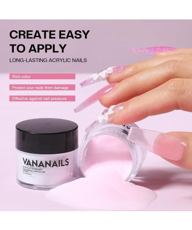 Beginner's Acrylic Nail Kit - Complete Professional Set with Acrylic Powder Glitter Drill & UV Light | Perfect Gift for Women - Buy Online on GoSupps.com