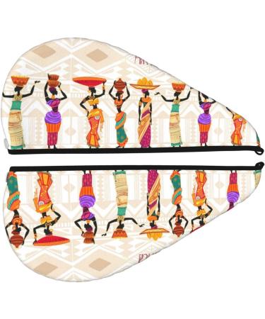 Hair Towel Wrap - Quick Dry Hair Turban for Black Women | Towel with Button - Buy Online on GoSupps.com